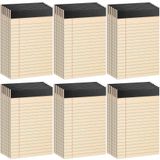 48 Paket Yasal Pedler 12,7 x 20,32 cm Geri Dönüşümlü Kağıt Yazma Pedleri | Delikli sayfalı ped başına 30 sayfa, ofis, okul ve ev notları, listeler ve günlük yazı için çevre dostu not defterleri