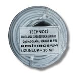48 Tel 20 Metre Uydu Kablosu