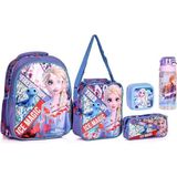 48007 Ice Magıc Lisanslı Okul Sırt Çantası 5'li Set - Mor