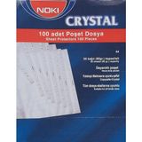 4830CR Cristal Poşet Dosya, 100 Adet