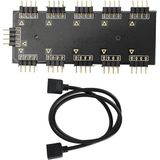4848 Rgb Led Fan Şerit Hub Splitter 10 Port 12V 4 Pin Kablo Çoklayıcı