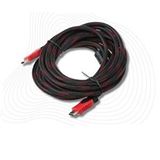 4877 Hdmi Kablosu 15 Metre Lcd Laptop 4k Fhd Ara Bağlantı Erkek-erkek Tv Kablo Ps3 Ps4 Xbox U Kırmızı