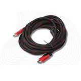4878 Hdmi Kablosu 20 Metre Lcd Laptop 4k Fhd Ara Bağlantı Erkek-erkek Tv Kablo Ps3 Ps4 Xbox U Kırmızı