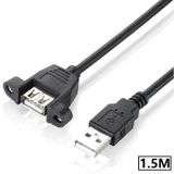 4887 Usb Dişi Erkek Panel Tipi Data Uzatma Kablosu 1.5 Metre