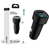 48W Pd Süper Hızlı Şarj Araç Içi Çakmaklık Şarj Aleti 1x Type-C 30W Pd 1x Usb3.0 18W - Siyah