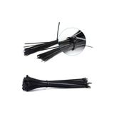 4,8X200 Siyah Kablo Bağı & Plastik Kelepçe & Cırt Kelepçe 100 Adet (Paket) - standart