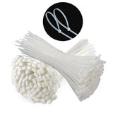 4,8x200mm Beyaz 20cm Kablo Bağı Plastik Cırt Kelepçe Toplayıcı-100 Adet