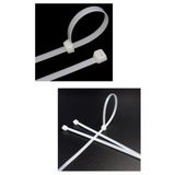 4,8X300 Beyaz Kablo Bağı & Plastik Kelepçe & Cırt Kelepçe 100 Adet (Paket) - standart