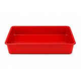 48x33x8cm Kırmızı Plastik Peynir Leğeni Büyük Boy Peynir Küveti Çok Amaçlı Derin Tepsi