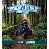 49 Cc Benzinli Çocuk Atv 4-12 Yaş - Mavi