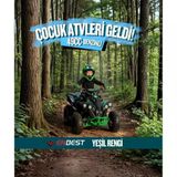 49 Cc Benzinli Çocuk Atv 4-12 Yaş Yeşil