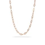 49 cm Rose Gümüş Figaro Zincir Kolye 7284