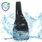 4901 Waterresistant Çapraz Askılı Göğüs Ve Mini Sırt Çantası - Siyah (Body Bag)