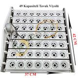 49'luk Otomatik Kuluçka Gelişim Viyolü ( 1/2,5 Rpm 4 Watt )