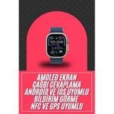 49Mm Akıllı Saat Amoled Ekranlı Kadın Erkek Kol Saati Plastik Kordon - Lisinya