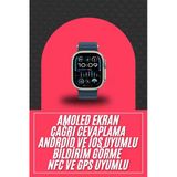 49Mm Akıllı Saat Amoled Ekranlı Kadın Erkek Kol Saati Plastik Kordon Mir41198310