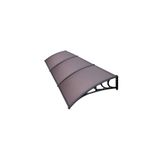4A GROUPS 4a Yeni Kapı Üstü Pratik Plastik Sundurma 105x360 Cm Bronz 4ap31020-020