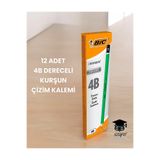4B DERECELİ RESİM KALEMİ 12 ADET