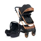 4Baby Cool Gold Travel Sistem Siyah Bebek Arabası