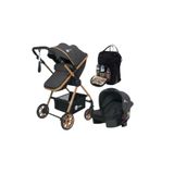4Baby Esse Model Gold Antrasit Travel Bebek Arabası Puset Ve Çanta