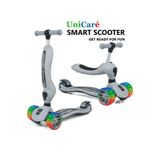 4Baby Smart Oturaklı Çocuk Scooter 3 Tekerlekli Led Işıklı Scooter Yükseklik Ayarlı