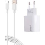 4Berry AC18 ECO Bundle 18W Hızlı Şarj Cihazı + USB-A to Type-C Kablo , QC 3.0 Destekli