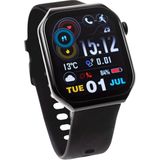 4Berry Akıllı Saat 4B-LA39 , Nabız ve Uyku Takibi, Bluetooth Destekli - Siyah - 35 - 48 mm