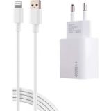 4Berry AL18 ECO Bundle 18W Hızlı Şarj Cihazı + USB-A to Lightning Kablo | QC 3.0 Destekli