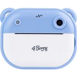 4Berry C10 Çocuk Kamerası 15-20 MP HD Ekranlı Termal Etiket ve Fotoğraf Baskı USB Şarjlı Mavi