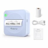 4Berry C17P Mini Yazıcı, Bluetooth, Termal Baskı, Mürekkepsiz, Taşınabilir (Mavi)