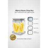 4Berry Chop Box Basmalı Sebze Doğrayıcı – 3/8 İnç Paslanmaz Çelik Bıçaklı Küp Kesim Aparatı