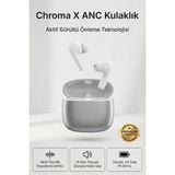 4Berry Chroma x Kablosuz Bluetooth Kulaklık – Yüksek Performans, Akıllı Tasarım Gri