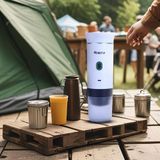 4Berry Taşınabilir Şarjlı Espresso Makinesi Kapsül ve Toz Kahve Uyumlu-CM Pro