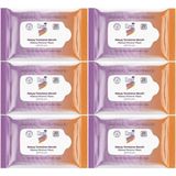 4Deluxe Lux Makyaj Temizleme Mendili Havlu 120 Yaprak (6PK*20)