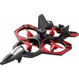 4DRC V46 8k Çift Kameralı Quadcopter | 360° Engel Tanıma Özellikli Rc Uçak - Akrobasi Hareketi - Kırmızı
