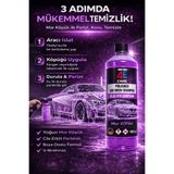 4E CARE NEON X MOR CİLALI OTO YIKAMA KÖPÜĞÜ 1 LT (OTO YIKAMA SÜNGERİ HEDİYELİ)