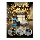 4E Plastik Yenileyici Ve Onarıcı Seramik Kaplama 50 ml Cam Şişe İkili Paket