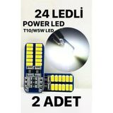 4Ever T10 Dipsiz W5w Canbus 24 Ledli Beyaz Park Plaka Ampulü (2 Adet)