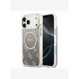 4G Desenli Simli Silikon Magsafe Uyumlu iPhone 17 Pro Max Kılıf
