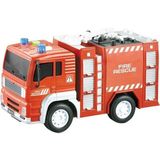 4İ Oyuncak I Oyuncak 1:20 Sesli Işıklı Itfaiye Aracı Arazöz 18CM.
