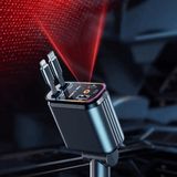 4in1 66W Makara Kablolu Starlight Işık Araç Çakmaklık Şarj Cihazı Hızlı Şarj Yıldız Efekt Şarj Aleti