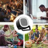 4in1 Kablosuz Şarj Bluetooth Hoparlör Telefon Standı LED Lamba 15W -AL4385 - Renkli