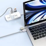 4İn1 Raptor Serisi Çoklu Usb-A + Type-C To Type-C + Lightning Şarj Ve Data Kablosu 100W 120Cm