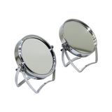 4inç METAL YUVARLAK ÇİFT TARAFLI AYAKLI MAKYAJ AYNASI (5047) ali39HTC1250479031262589812