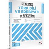 4K 2026 10. Sınıf Türk Dili ve Edebiyatı Etkinlikli Soru Bankası