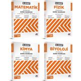 4K 2026 9. Sınıf Matematik + Fizik + Kimya + Biyoloji Soru Bankası Seti 4 Kitap