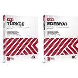 4K 2026 Tyt Türkçe + Ayt Edebiyat Konu Özetli Soru Bankası Seti 2 Kitap