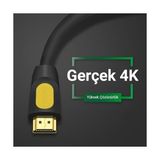 4K 30Hz 18GBPS Hdr Arc Hdcp Destekli HDMI 2.0 Kablo 15 Metre - Option-1 - Ahşap