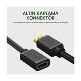 4K 60Hz Dişi Erkek HDMI 2.0 Uzatma Kablosu 1 Metre - Option-1