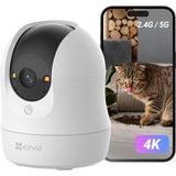 4K 8mp Wifi Kablolu Iç Mekan Kamerası, 360°, Çağrı Düğmesi, Renkli Gece Görüşü, Iki Yönlü Ses, Insan/evcil Hayvan Algılama, Gizlilik Kepçesi, 512GB Kart Desteği, 2.4g/5g Wıfı 6, C6N G1 4K